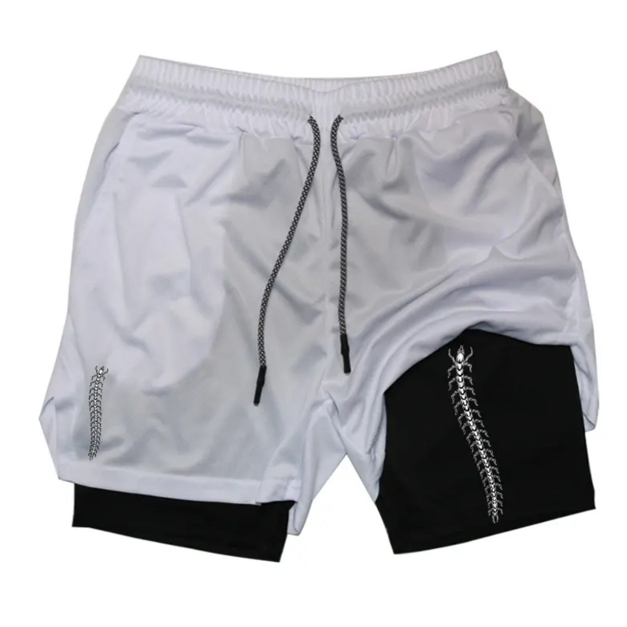 Animated Print Sports Shorts