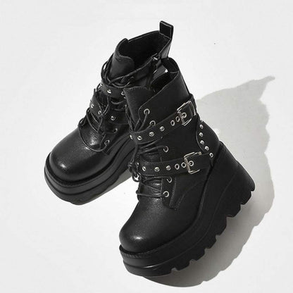 Punk Gothic Height-Increasing Boots