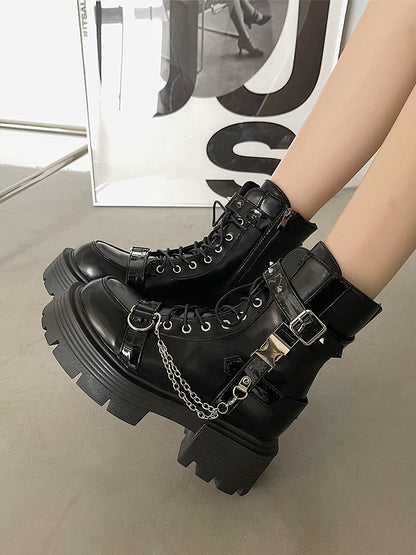 Sweet Cool Thick-Soled Martin Boots for Women