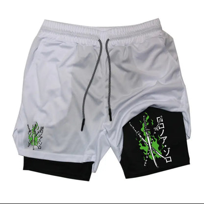 Animated Print Sports Shorts