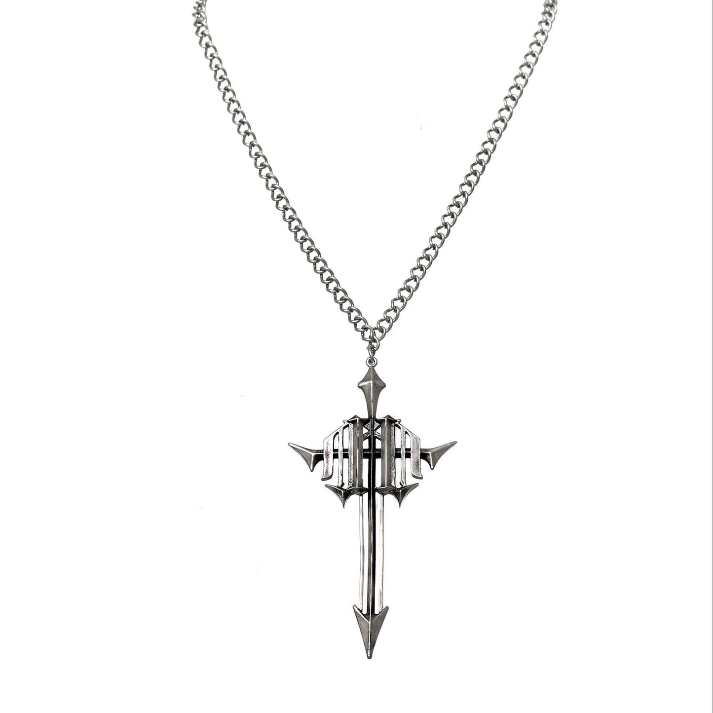 Gothic Cross Pendant Alloy Necklace