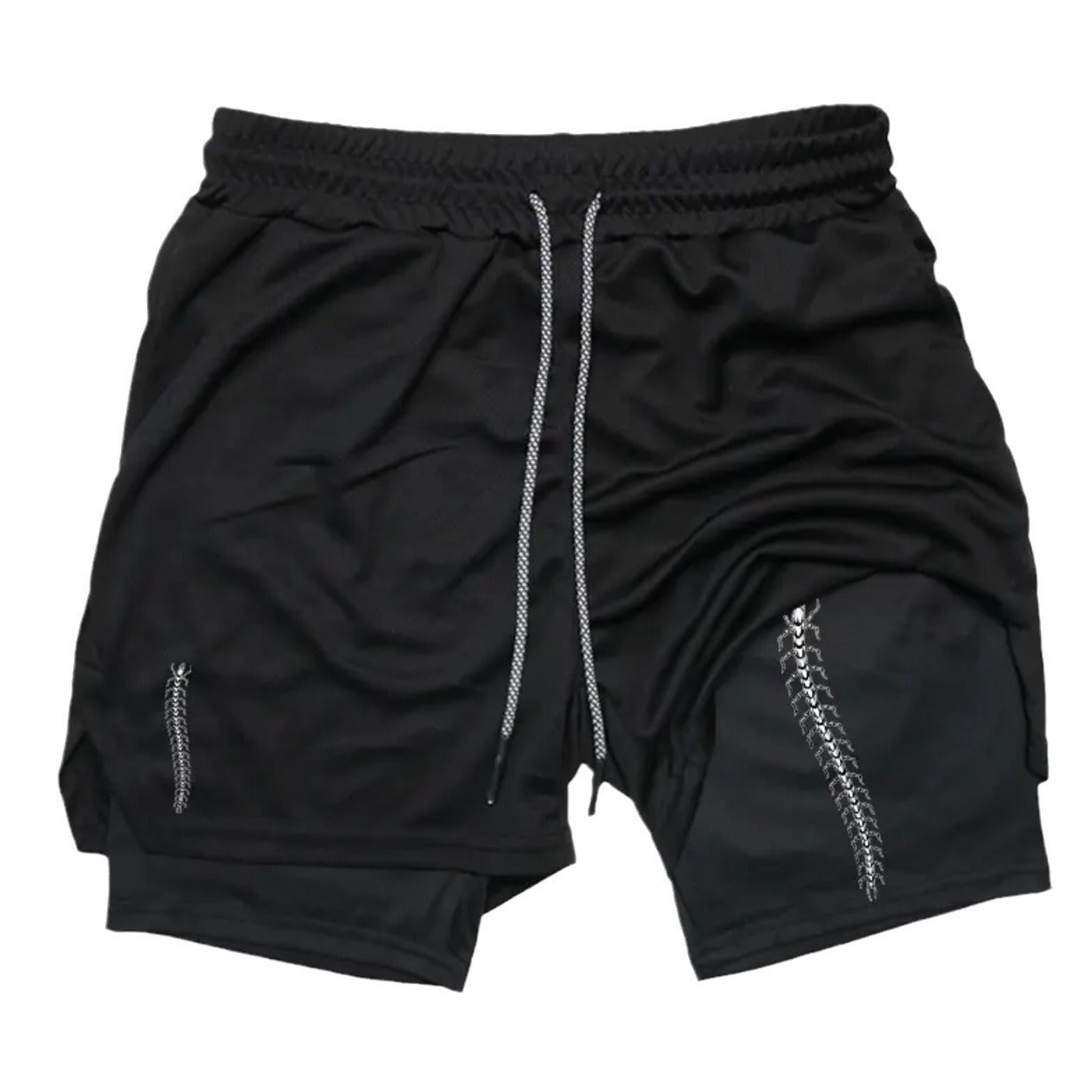 Animated Print Sports Shorts