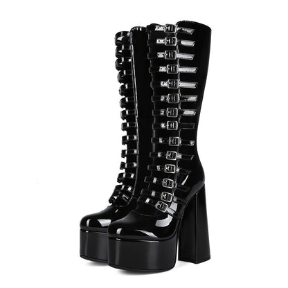 Gothic platform boots