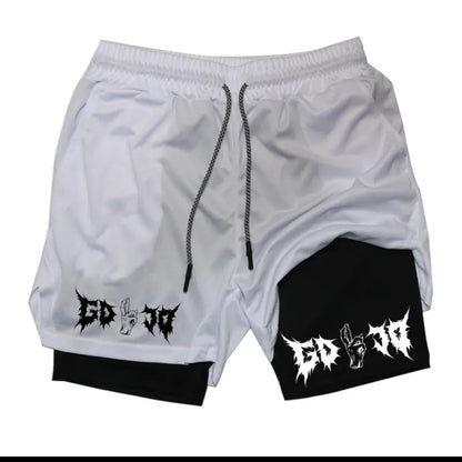 Animated Print Sports Shorts