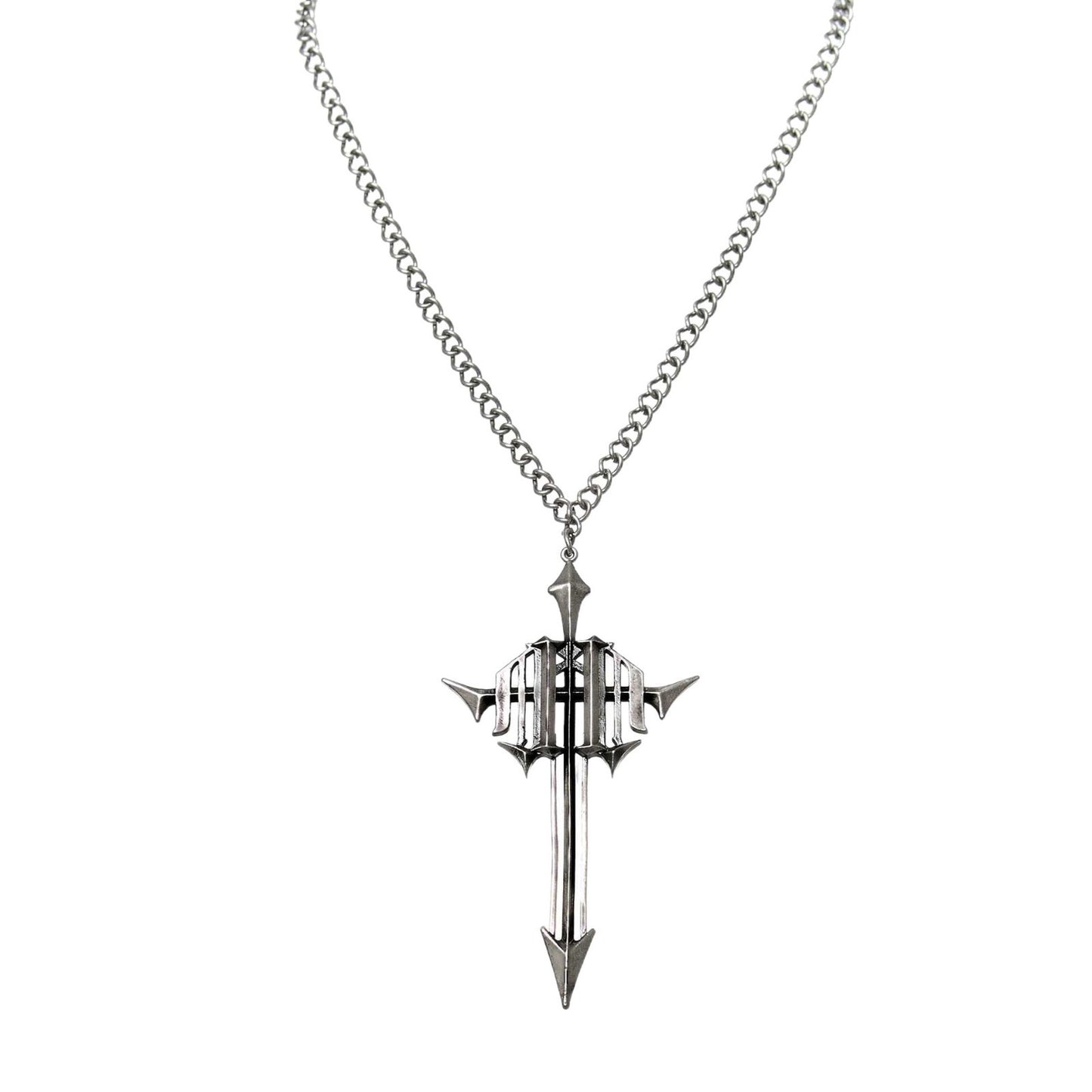 Gothic Cross Pendant Alloy Necklace