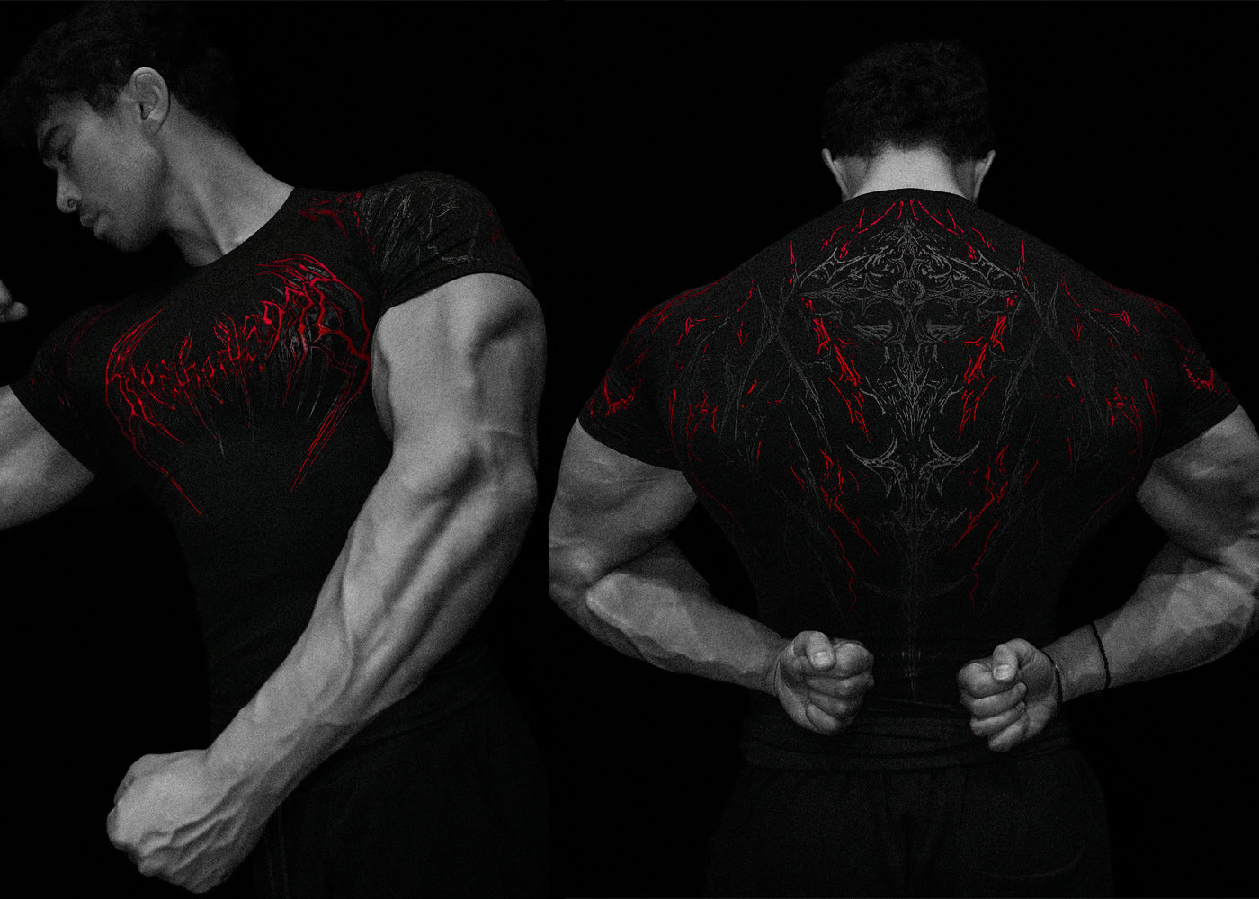 Fitness quick-drying short-sleeved shirt