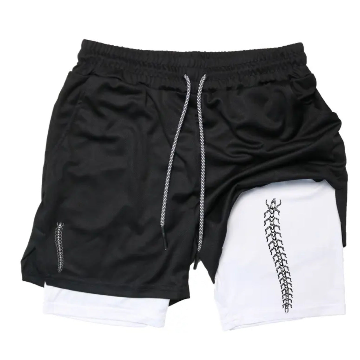 Animated Print Sports Shorts