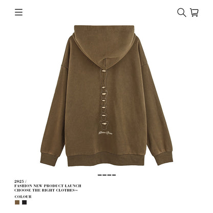 Hoodie with holes