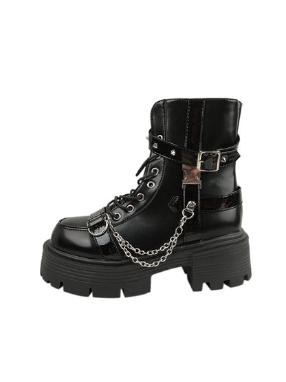 Sweet Cool Thick-Soled Martin Boots for Women