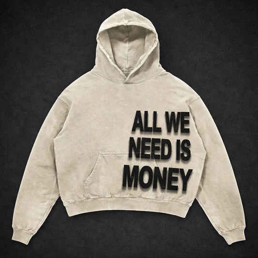 Anime Print Hooded Sweatshirt