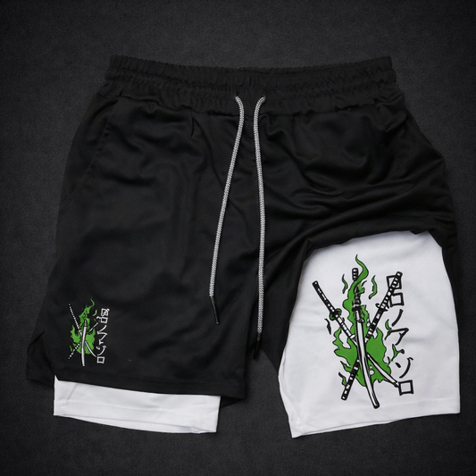 Animated Print Sports Shorts