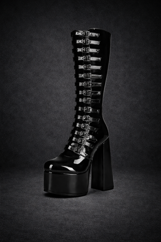 Gothic platform boots