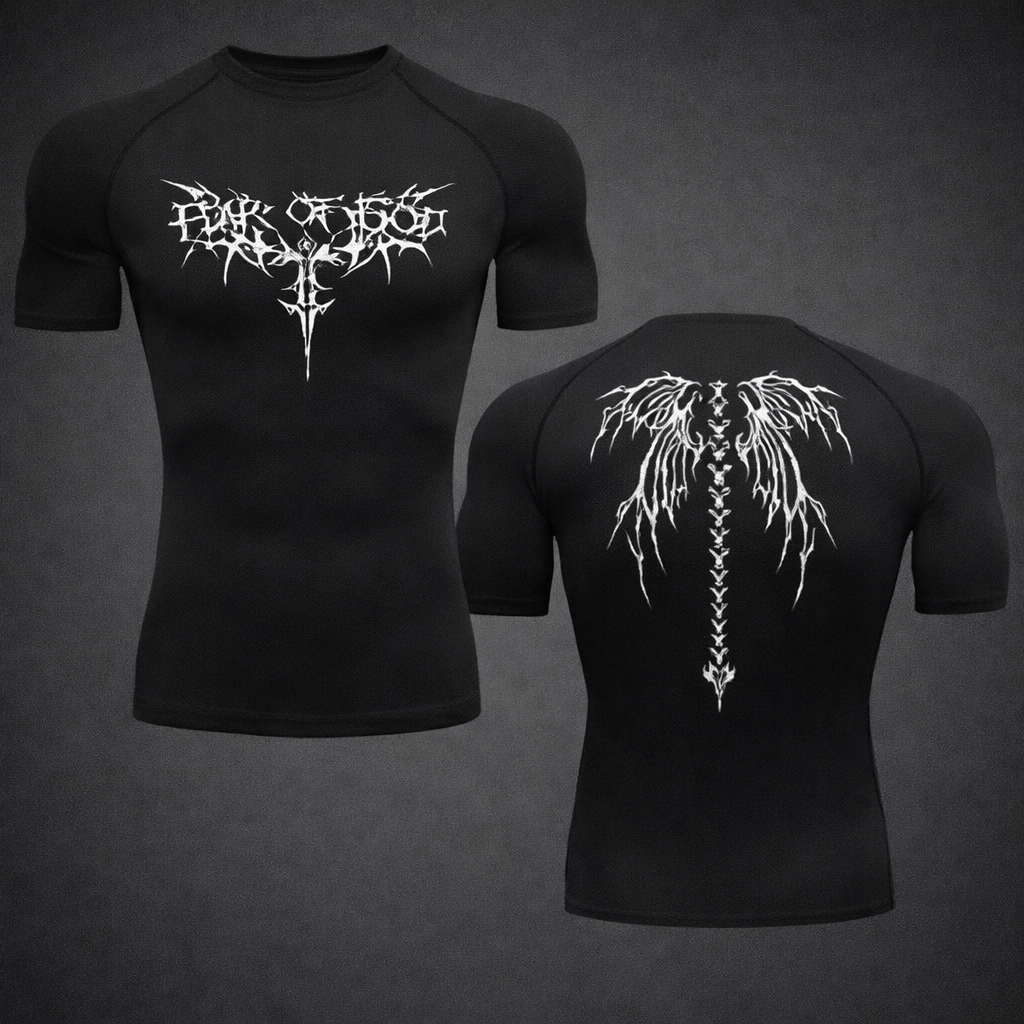 Shirt with anime print and quick-drying t-shirt