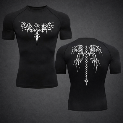 Shirt with anime print and quick-drying t-shirt