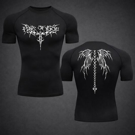 Shirt with anime print and quick-drying t-shirt