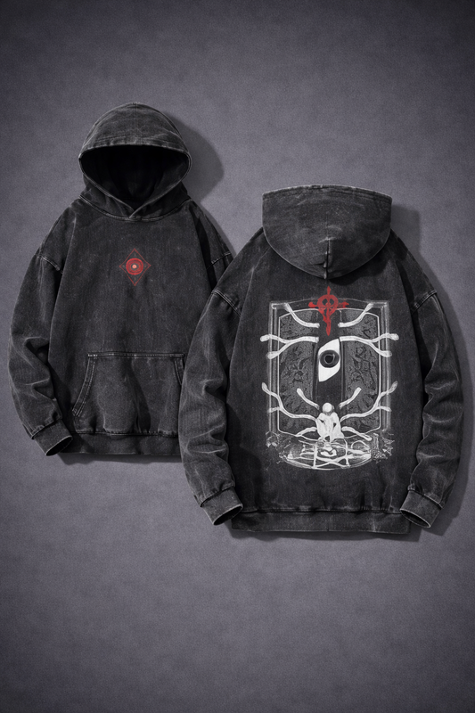 Washed cotton pullover shirt